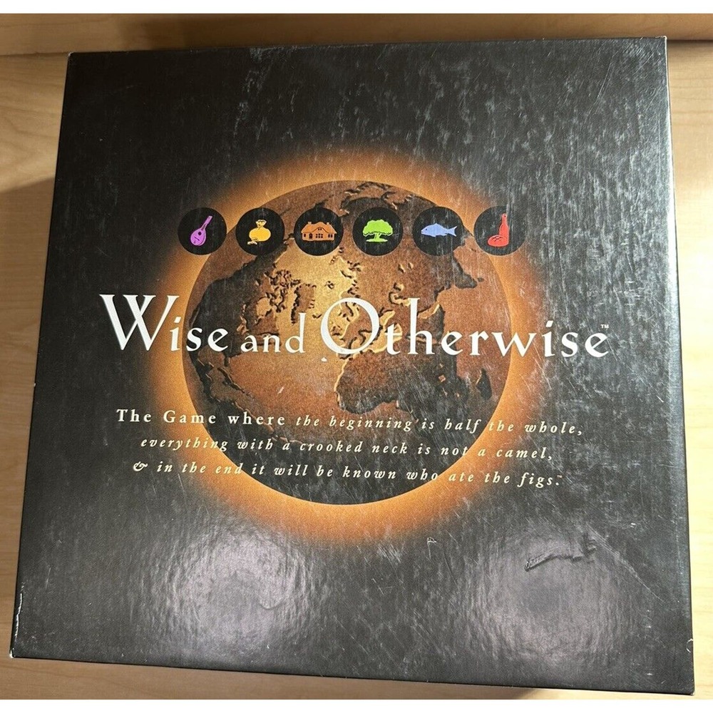 Wise & Otherwise Vtg 1997 Board Game New Open Box 100% Complete
